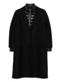 Herno detachable-liner coat - Black