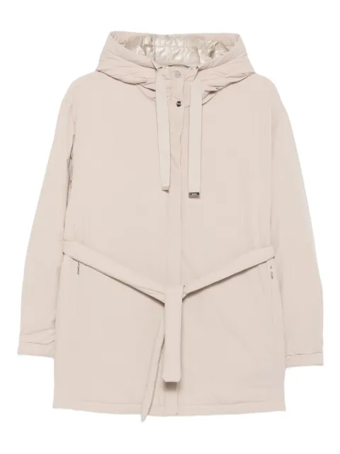 Herno ベルテッド フーデッド ジャケット