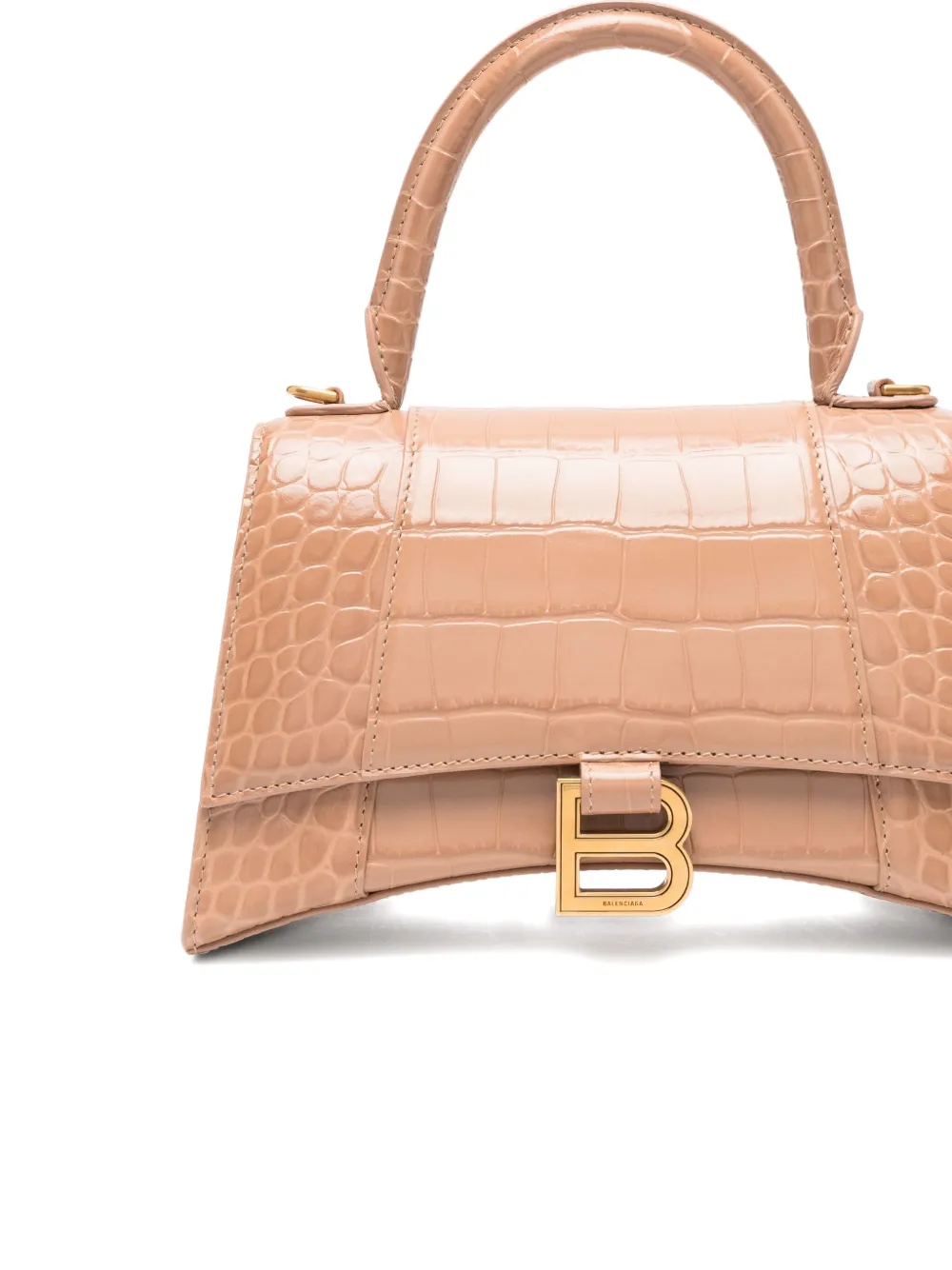 Balenciaga small Hourglass tote bag Beige