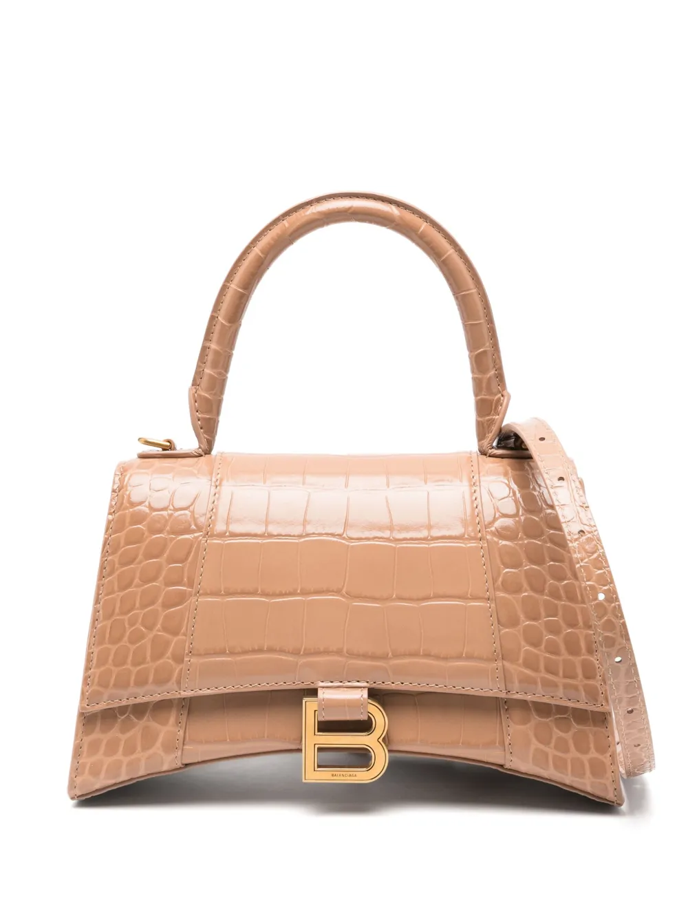 Balenciaga small Hourglass tote bag Beige