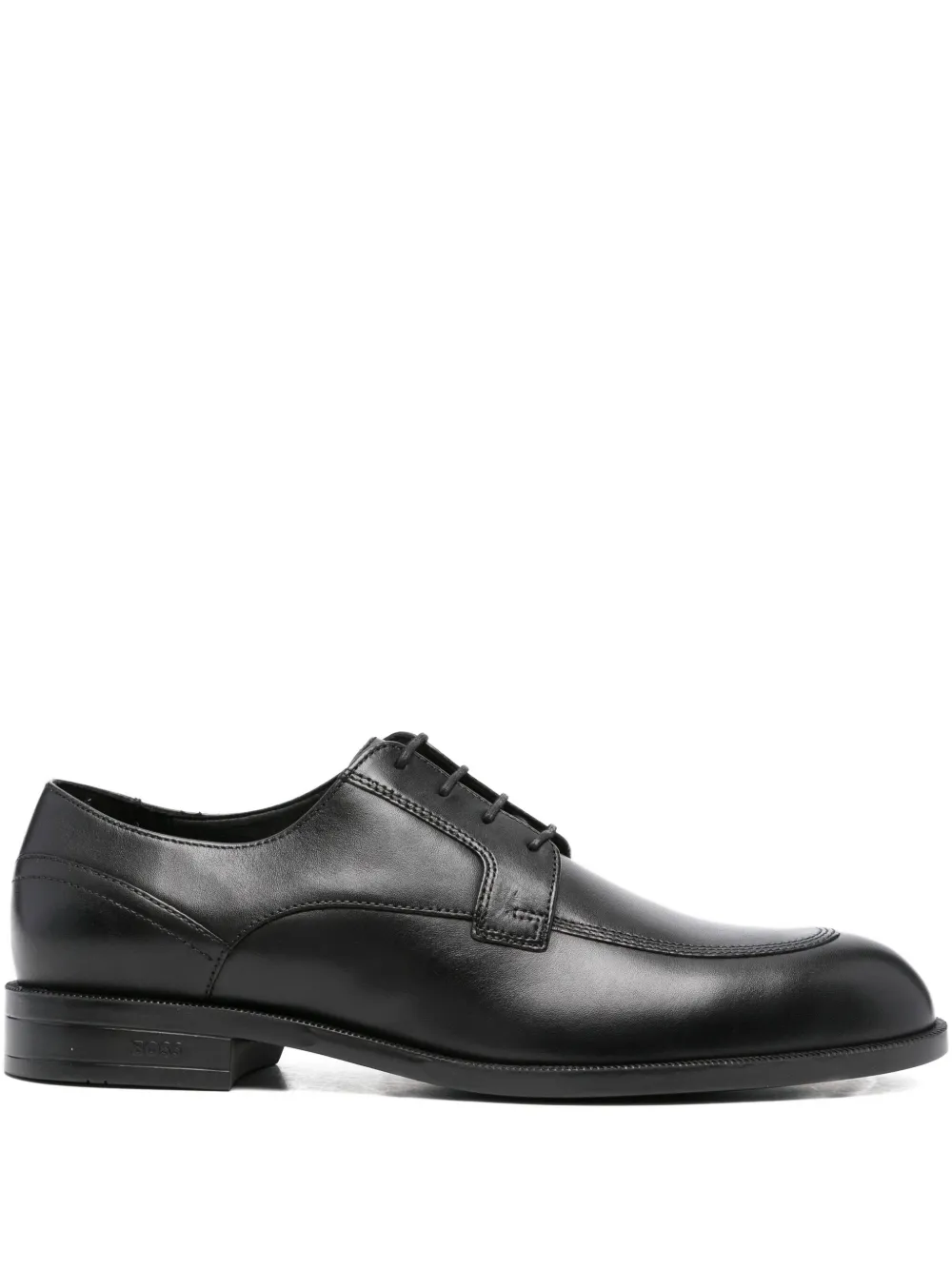 BOSS leather Derby shoes Black