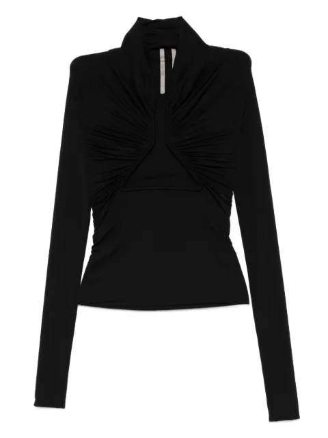 Rick Owens draped cutout top