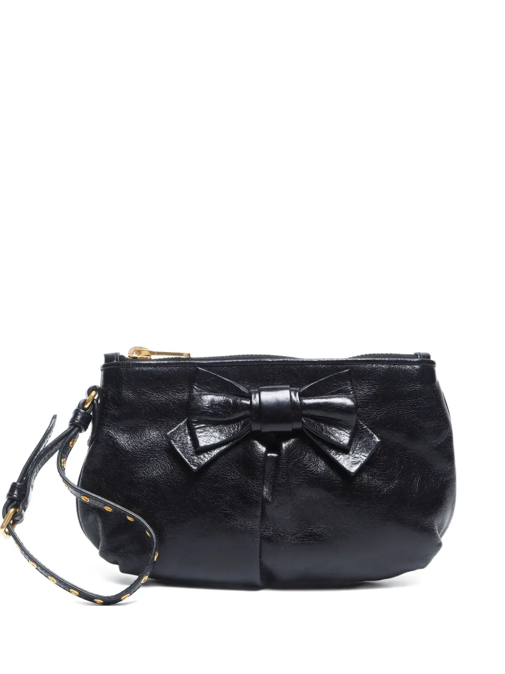 Miu Miu Pre-Owned 2000-2015 Bow clutch bag | negro | Image 1