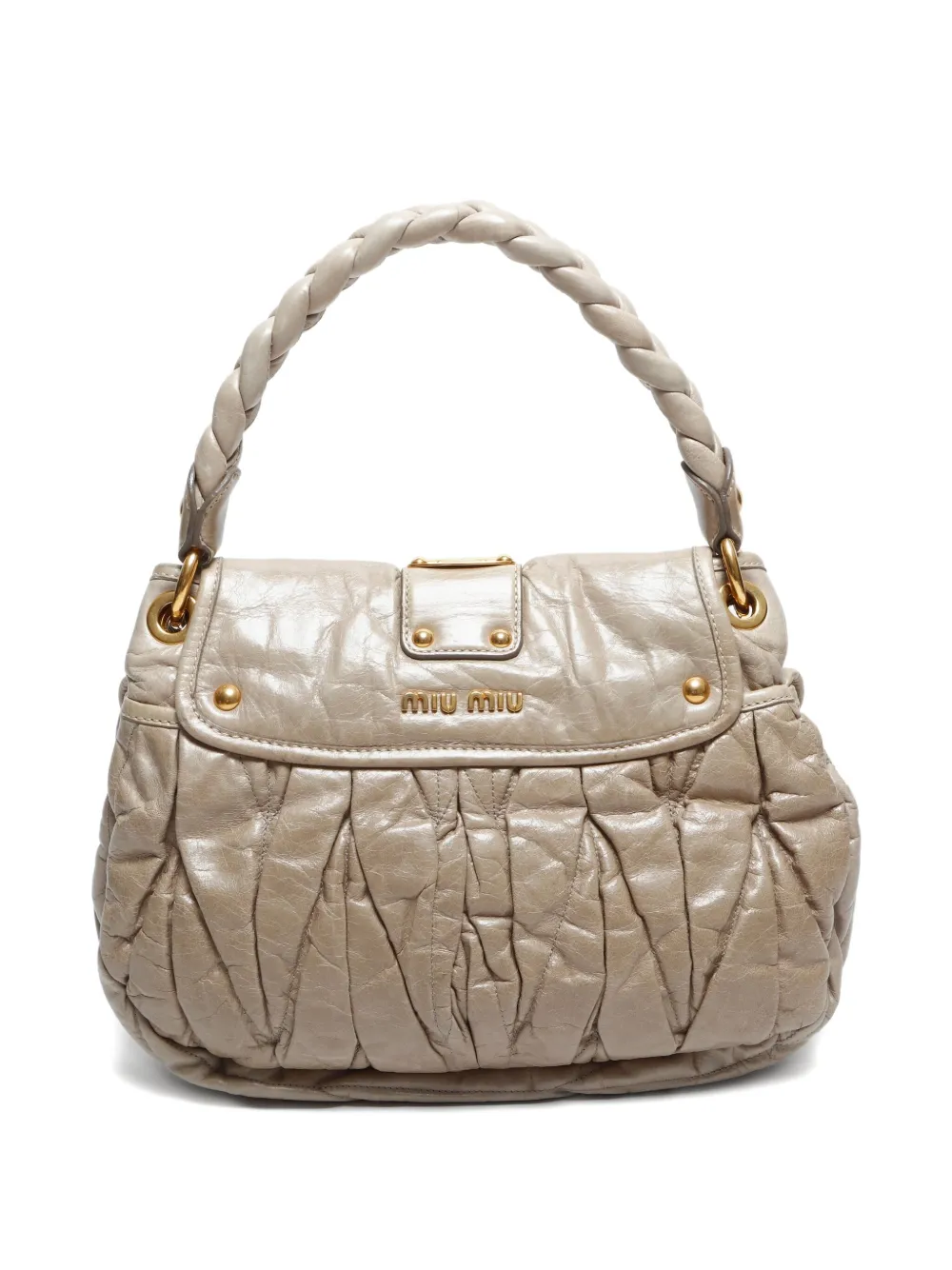 Miu Miu Pre-Owned 2000-2020 Matelasse leather shoulder bag | Pre-Owned | Image 2