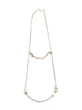 CHANEL Pre-Owned 2017 CC Mark star necklace - Gold