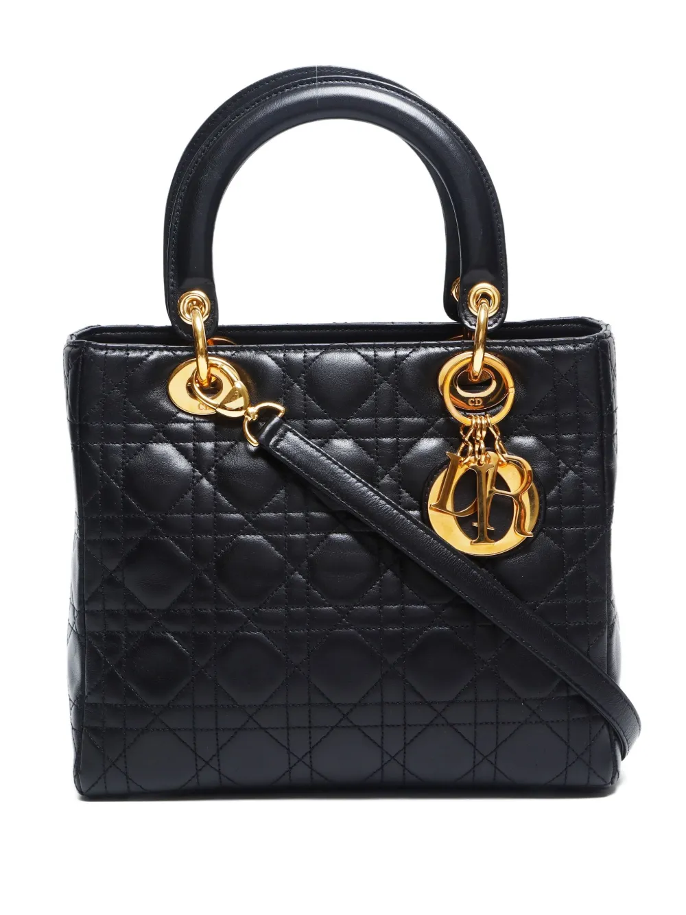 Christian Dior Pre-Owned 2000-2015 small Dior Lady tote bag | Black | Image 1