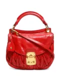Miu Miu Pre-Owned 2000-2020 small Ribbon two-way handbag - Red