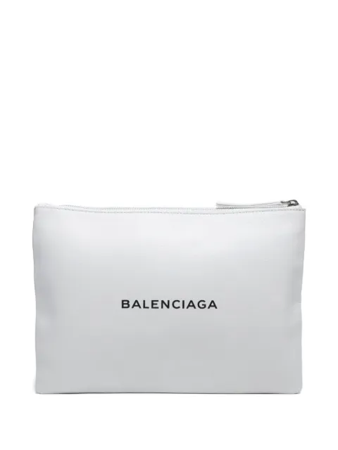 Balenciaga Pre-Owned 2015-2024 logo-print clutch bag