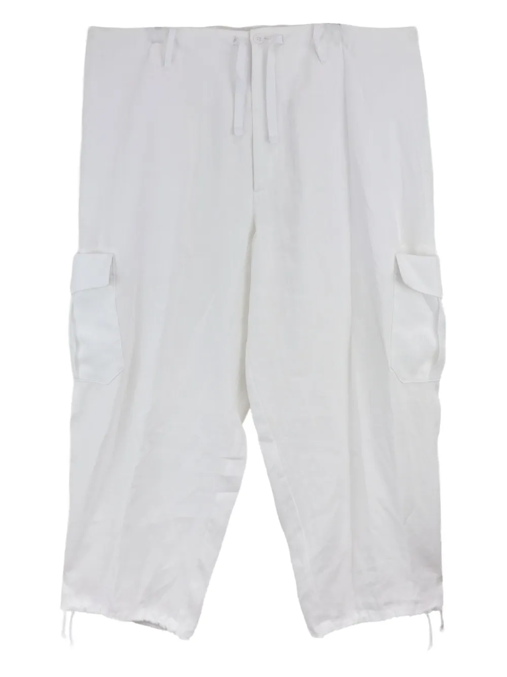 Y's drawstring cargo trousers | White | Image 1