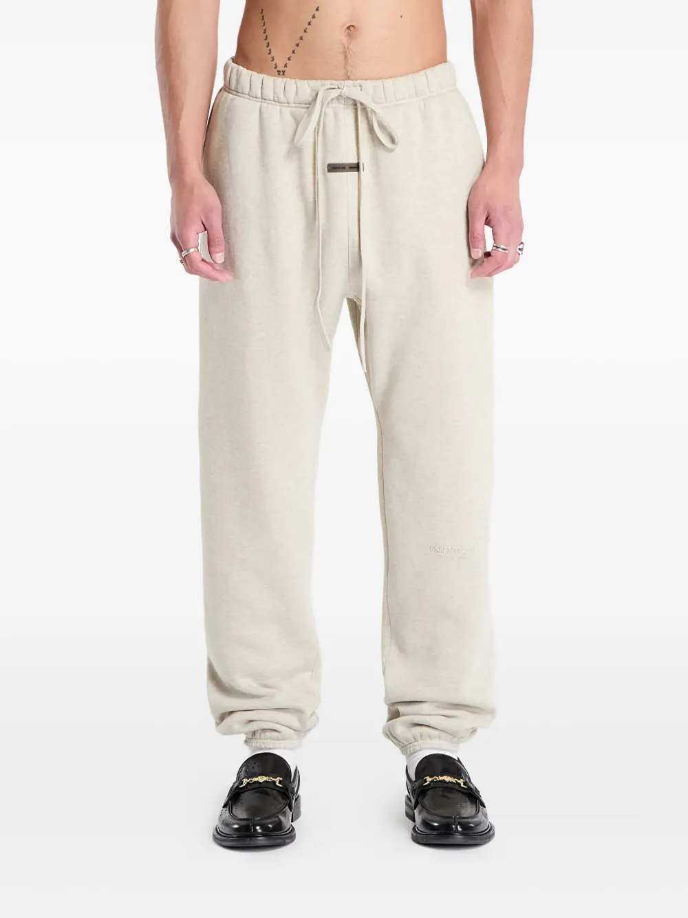 FEAR OF GOD ESSENTIALS Katoenen trainingsbroek Beige