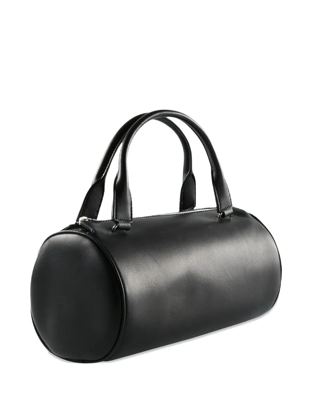 The Row cylindrical leather bag Zwart