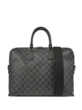 Louis Vuitton Pre-Owned 2015 damier graphite document handbag - Black