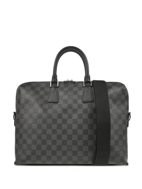 Louis Vuitton Pre-Owned 2015 damier graphite document handbag