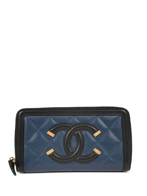 CHANEL Pre-Owned Filigree 钱包（2019年典藏款）
