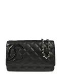 CHANEL Pre-Owned 2010 Cambon Ligne clutch bag - Black