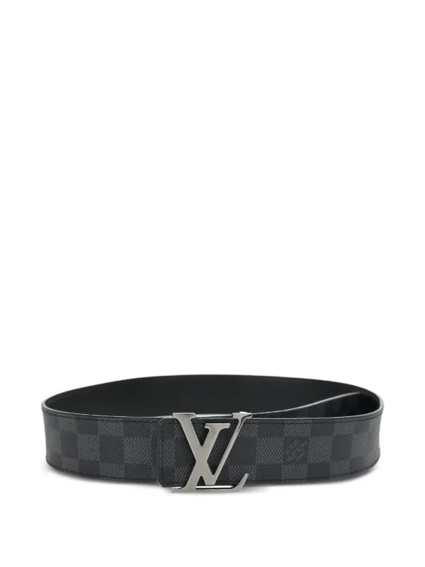 LOUIS VUITTON ルイヴィトン ダミエ ベルト PVC レザー Louis Vuitton Pre-Owned 2019 ダミエ リバーシブル ベルト
