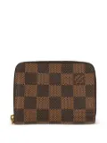 Louis Vuitton Pre-Owned 2017 Damier Ebene Zippy wallet - Brown