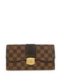 Louis Vuitton Pre-Owned 2011 Damier Portefeuille Sistina wallet - Brown