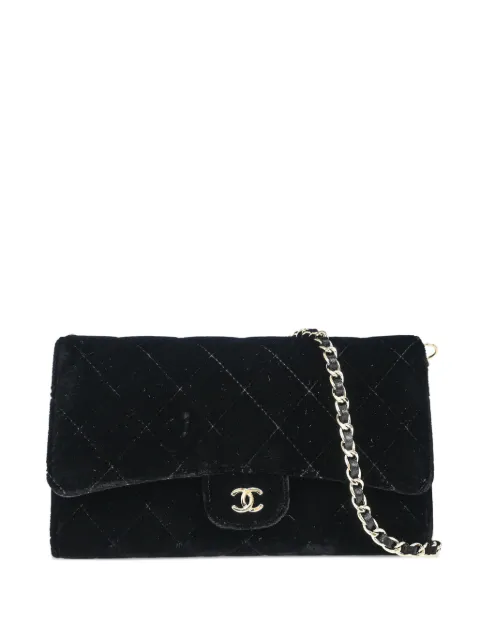 CHANEL Pre-Owned bolsa de hombro capitonada con logo CC 2015