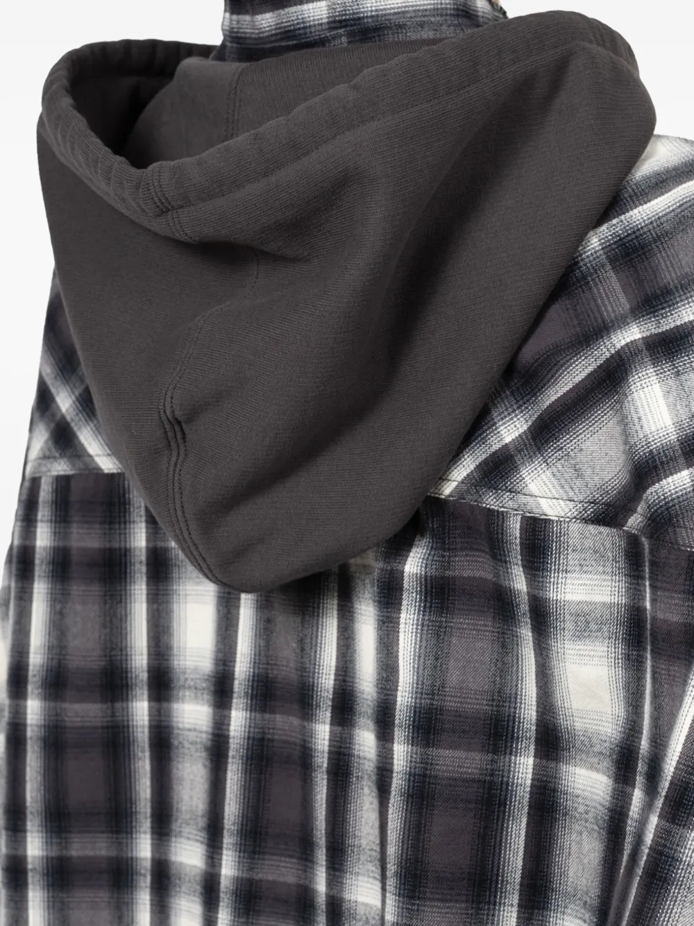 Maison MIHARA YASUHIRO Geruit blouse Zwart