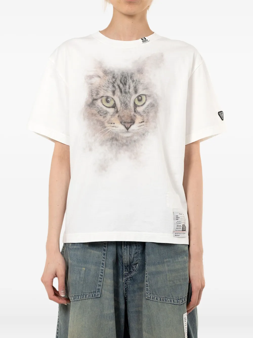 Maison MIHARA YASUHIRO cat-print T-shirt | T-Shirts & Jersey Shirts | Image 2