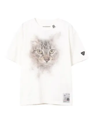 Maison MIHARA YASUHIRO cat-print T-shirt | White | FARFETCH