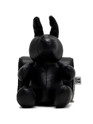 Maison MIHARA YASUHIRO Mini Dolls Bear Bag | Black | FARFETCH