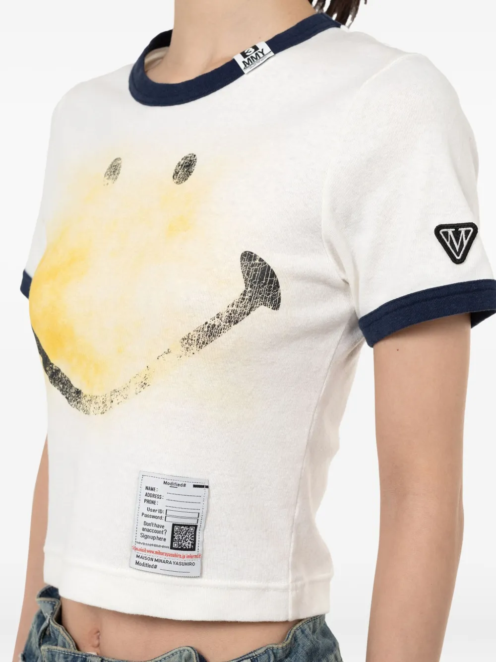 Maison MIHARA YASUHIRO T-shirt met print Wit