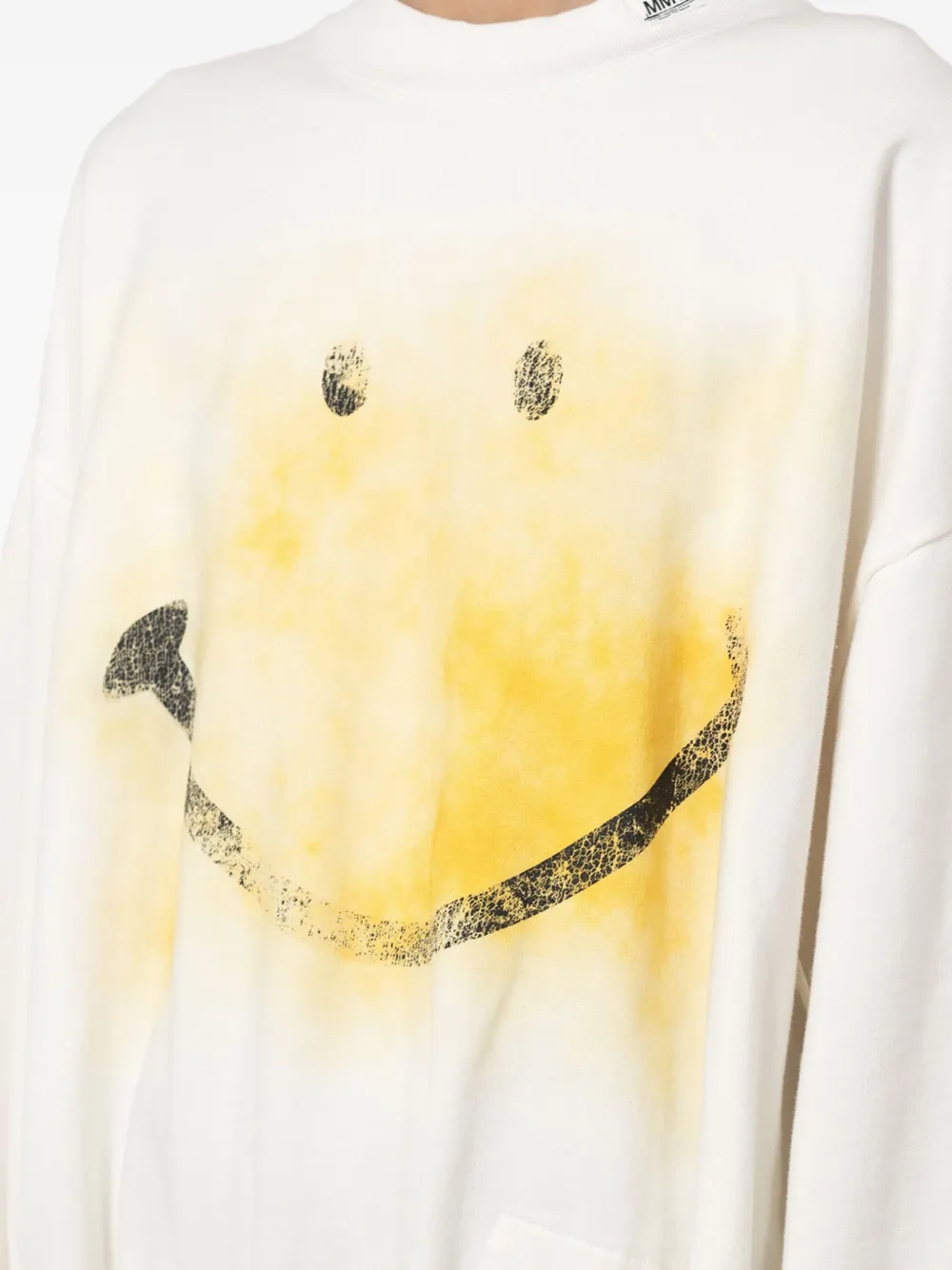 Maison MIHARA YASUHIRO Sweater met print Wit