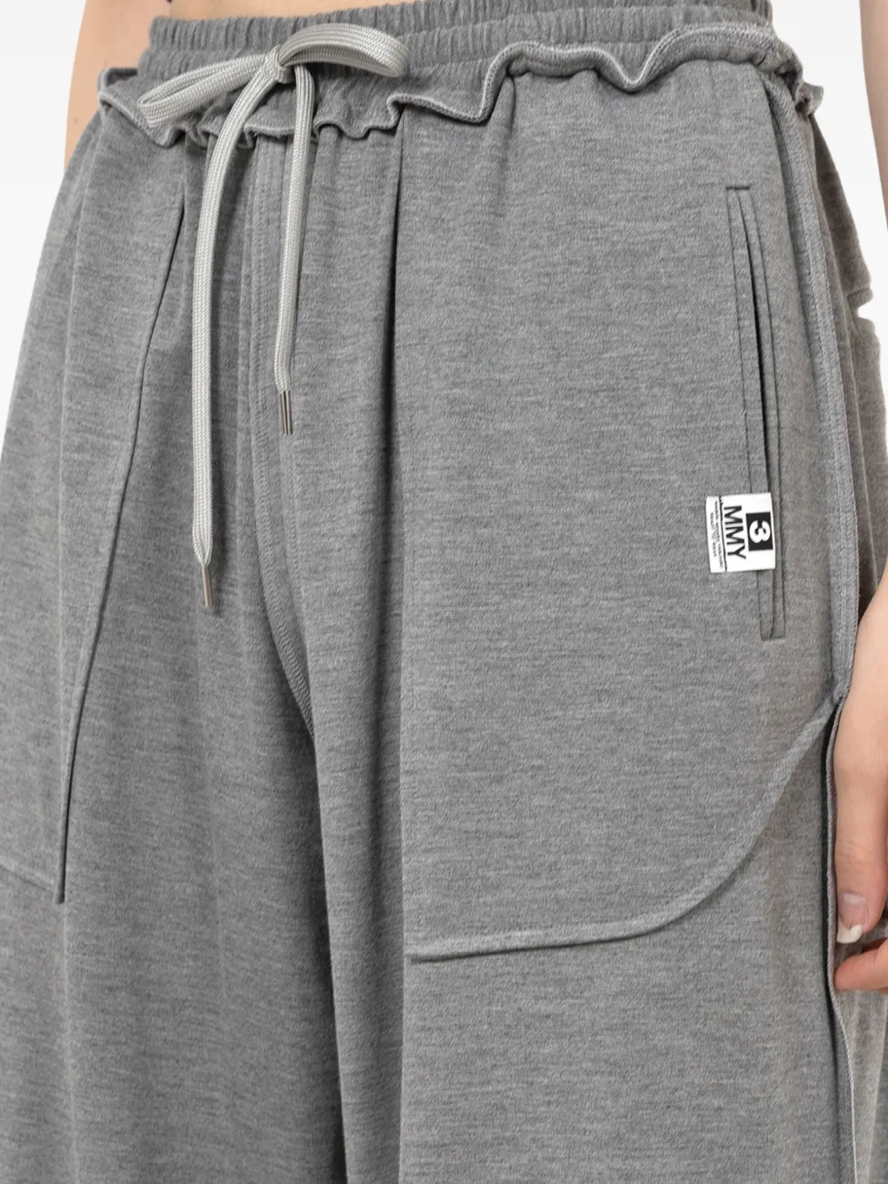 Maison MIHARA YASUHIRO Inside Out trainingsbroek Grijs