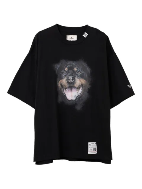 Maison MIHARA YASUHIRO playera con perro estampado