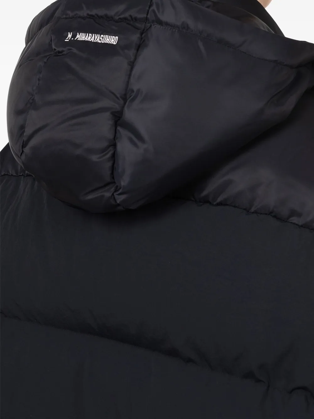 Maison MIHARA YASUHIRO Donsjack met capuchon Zwart