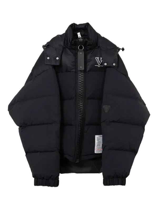 Maison MIHARA YASUHIRO フーデッド パデッドジャケット | ブラック