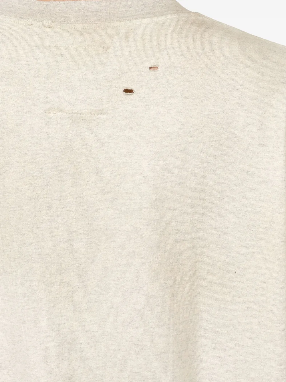 Maison MIHARA YASUHIRO Gerafeld T-shirt met kattenprint Grijs
