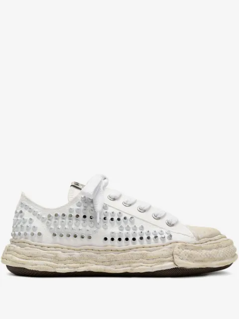 Maison MIHARA YASUHIRO tenis bajos con apliques