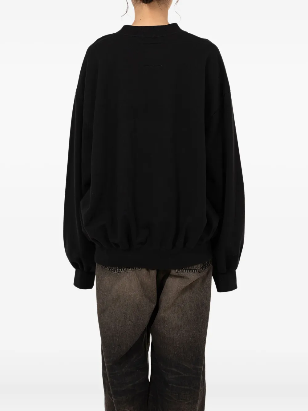 Maison MIHARA YASUHIRO Sweater met print Zwart