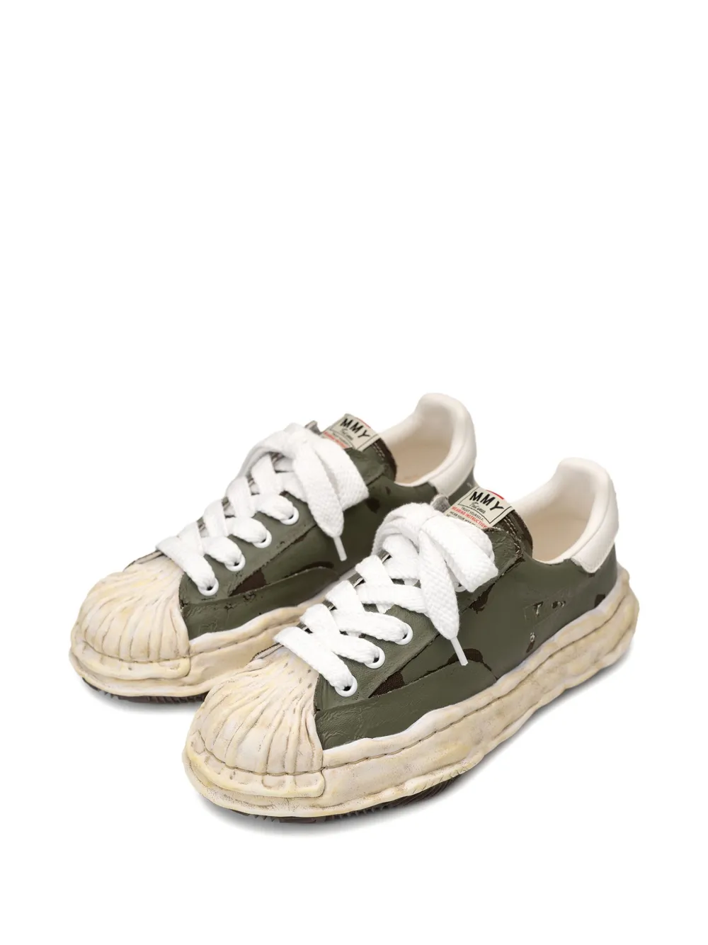 Maison MIHARA YASUHIRO Blakey torn-film low-top sneaker | Low-Tops | Image 2