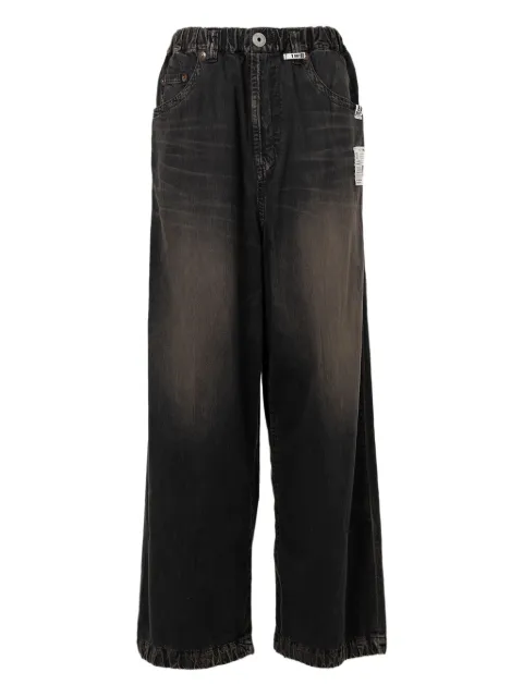 Maison MIHARA YASUHIRO elasticated-waist jeans