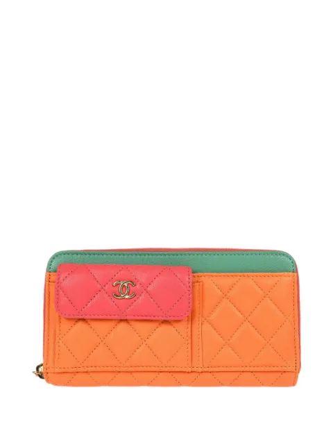 CHANEL Pre-Owned 2020 quilted long wallet