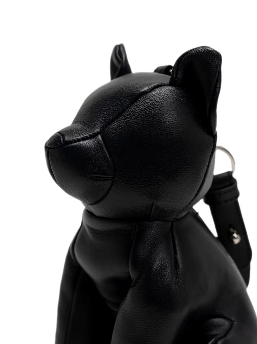 Miharayasuhiro Mini Dolls Cat Shoulder Bag In Black
