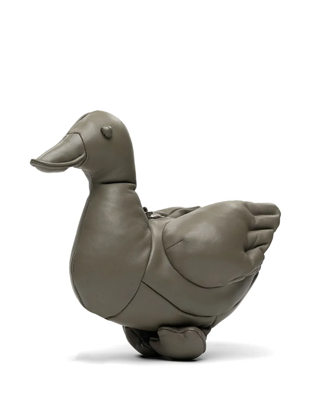 Maison MIHARA YASUHIRO Dolls Duck leren schoudertas Grijs