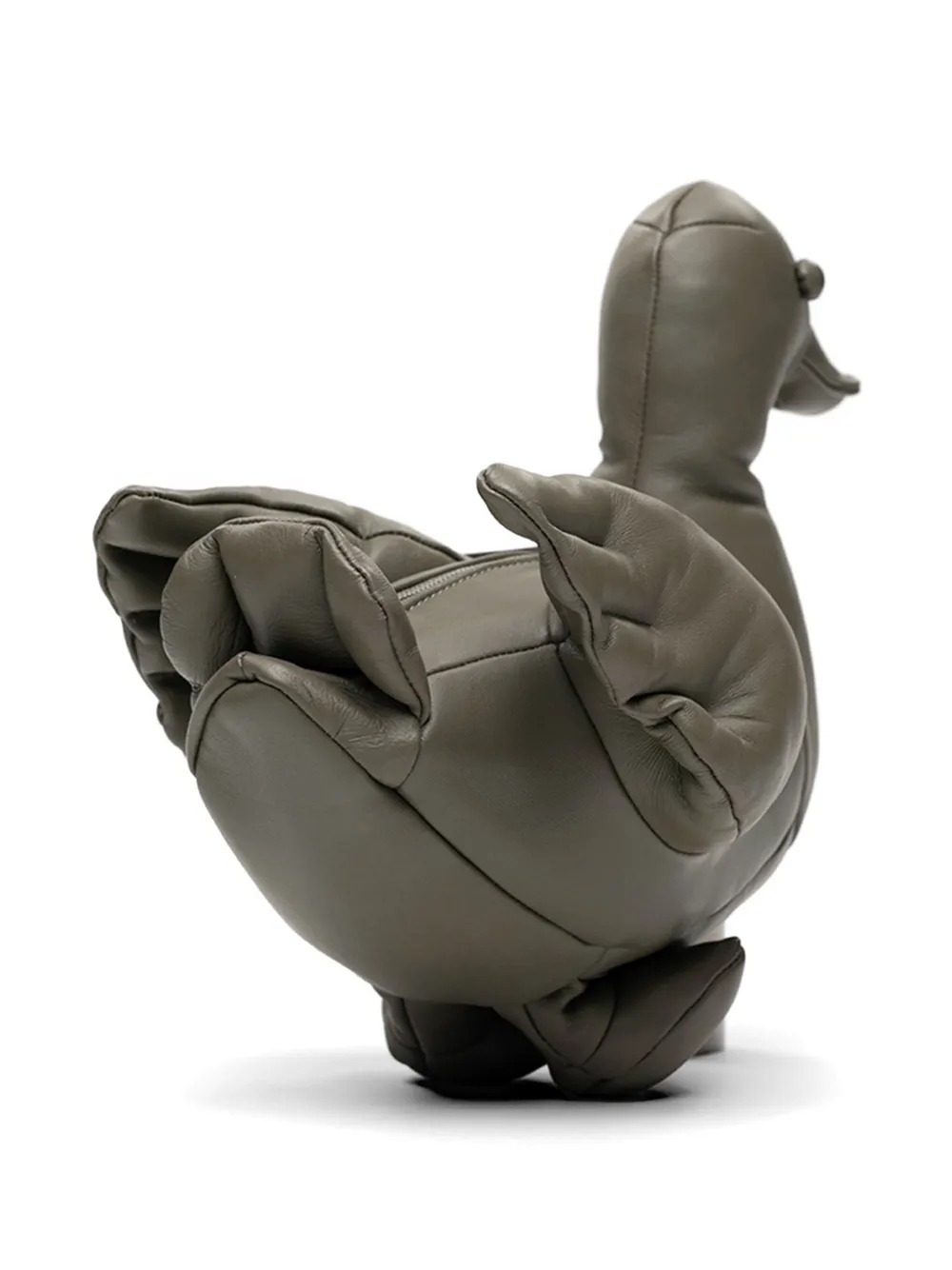 Maison MIHARA YASUHIRO Dolls Duck leren schoudertas Grijs