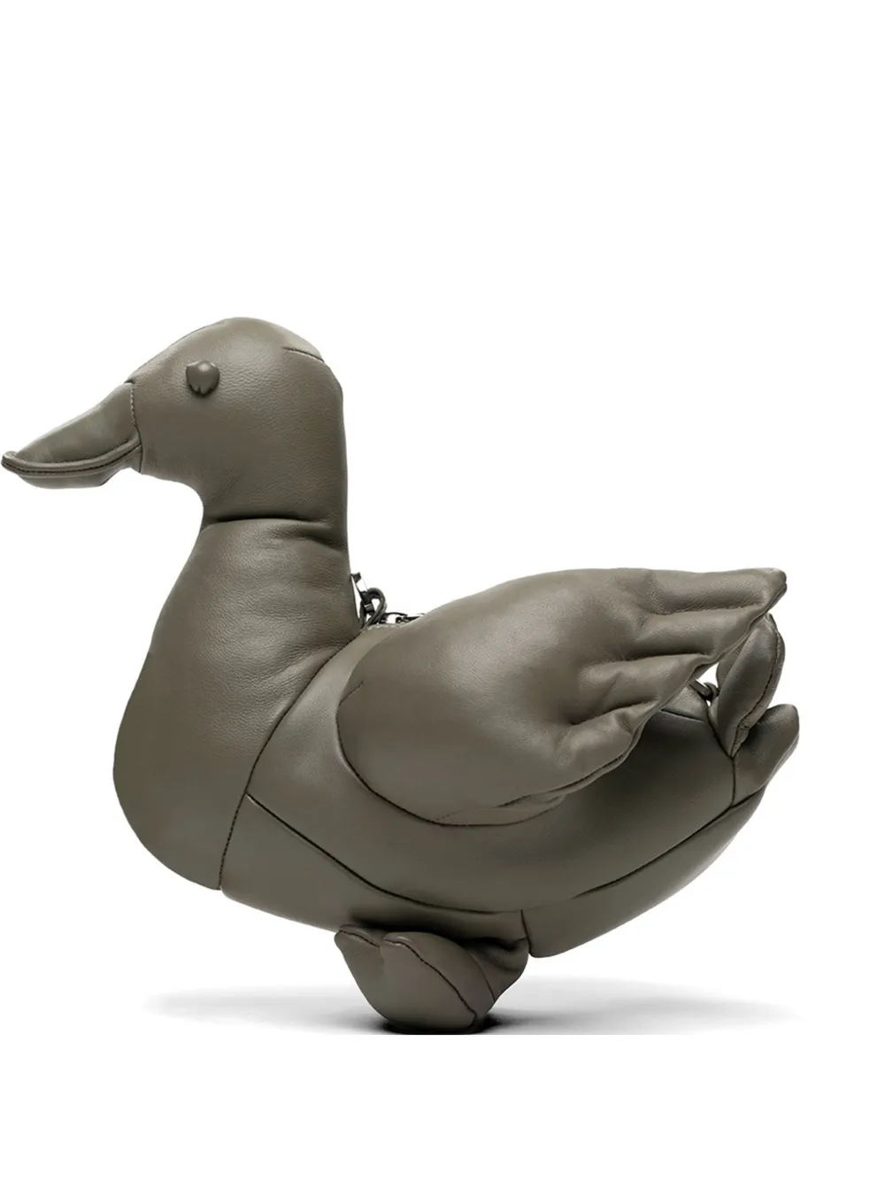 Maison MIHARA YASUHIRO Dolls Duck leather shoulder bag - Grigio