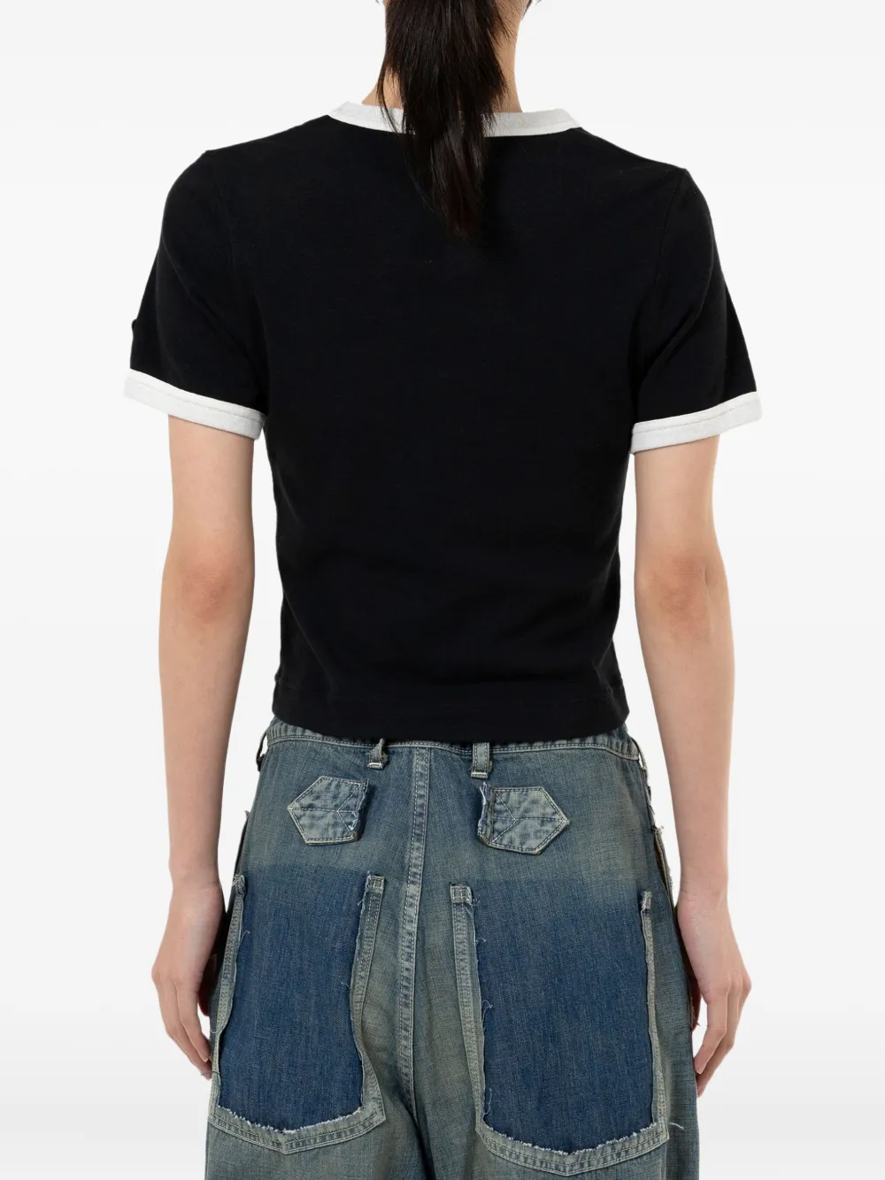Maison MIHARA YASUHIRO T-shirt met print Zwart