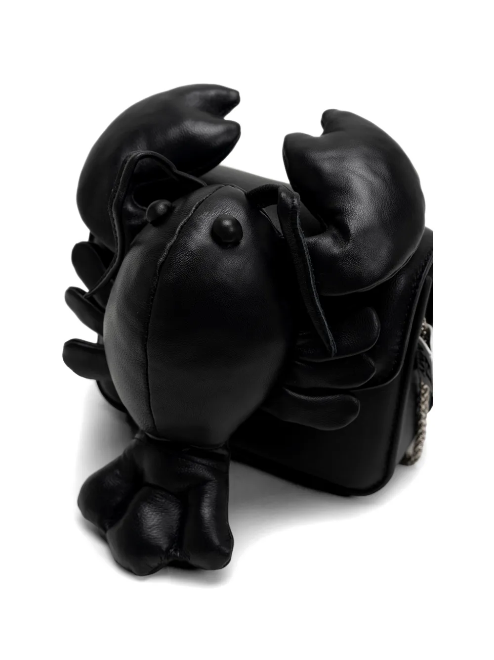 Maison MIHARA YASUHIRO Dolls Lobster leren schoudertas Zwart