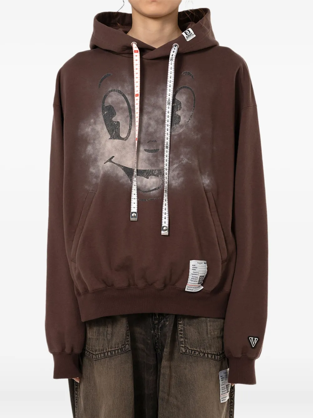 Maison MIHARA YASUHIRO Happy Face-print hoodie | Hoodies | Image 2