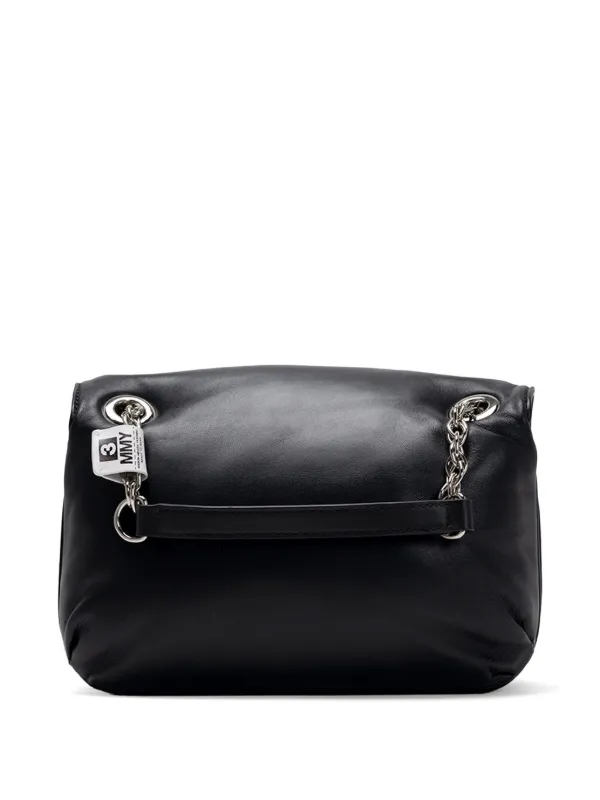 Maison MIHARA YASUHIRO banana-handle Padded Leather Shoulder Bag