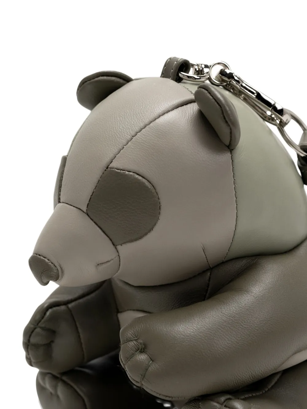 Miharayasuhiro Mini Dolls Panda Shoulder Bag In Gray