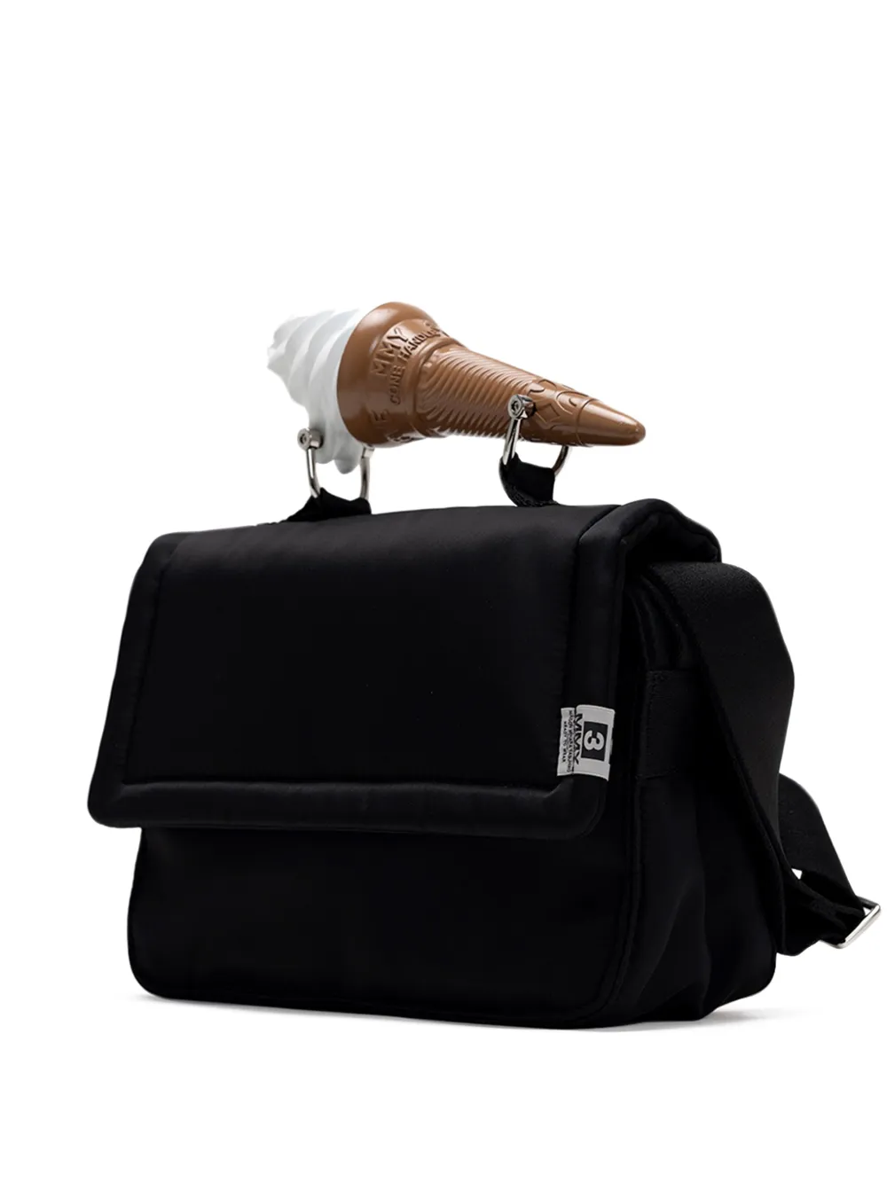 Maison MIHARA YASUHIRO ice-cream-cone-handle shoulder bag - Nero