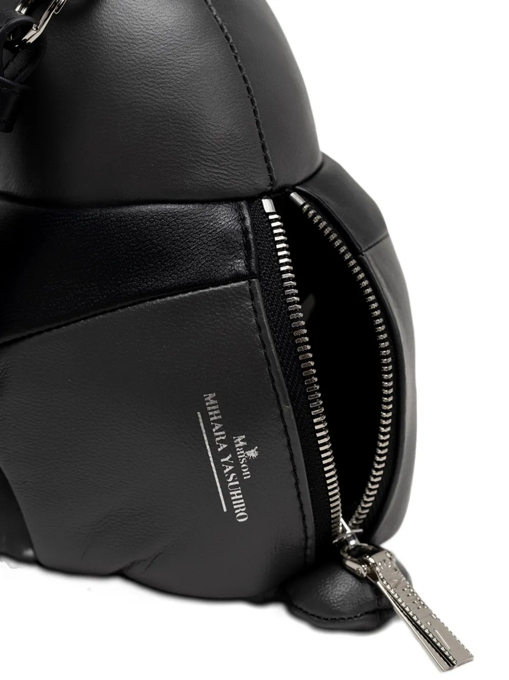 Miharayasuhiro Mini Dolls Panda Shoulder Bag In Black